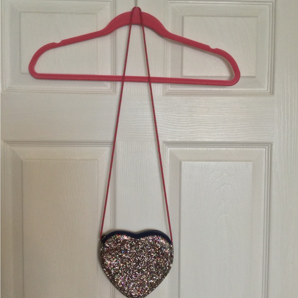 Glitter Heart Crossbody Bag